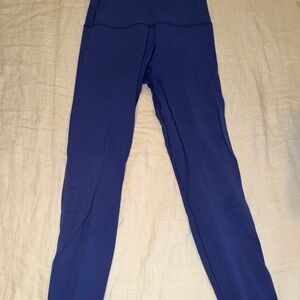 Lululemon Athletica Deep Blue Leggings
